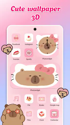 Cute Wallpaper 테마 키트 - 테마 및 위젯 screenshot
