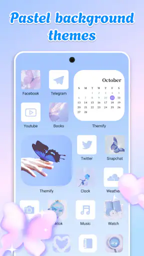 Cute Wallpaper 테마 키트 - 테마 및 위젯 screenshot