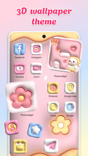 Cute Wallpaper 테마 키트 - 테마 및 위젯 screenshot