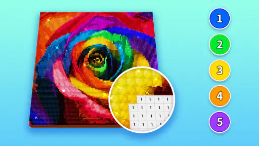 Diamond Painting: 다이아몬드 페인팅 screenshot