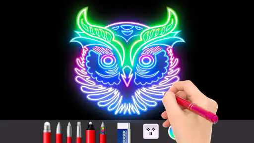 Doodle Master - Glow Art screenshot