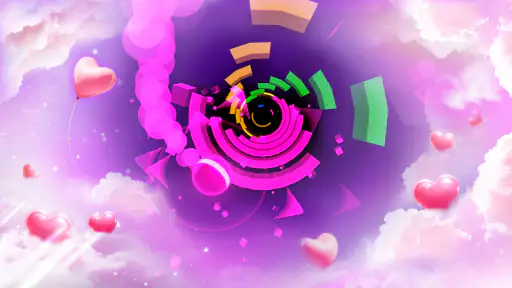 Dream Circles Dash: 리듬 음악 볼 게임 screenshot