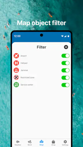 Drone App: 드론 플라이, 비행 날씨, 바람 screenshot