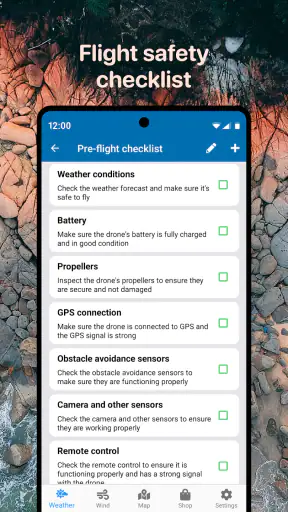 Drone App: 드론 플라이, 비행 날씨, 바람 screenshot