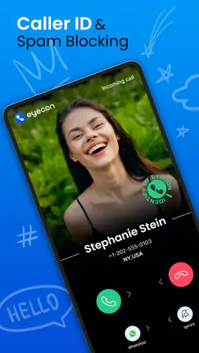 Eyecon: 발신자 식별과 스팸 전화 완벽 차단 screenshot
