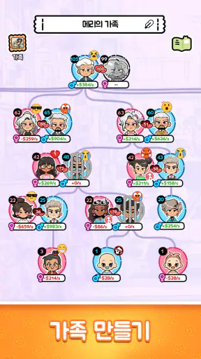Family Go! - 대를 잇는 인생 시뮬레이션 screenshot