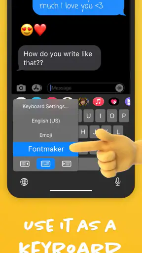 Fontmaker - Font Keyboard App screenshot