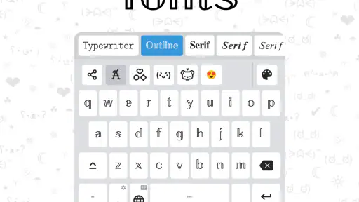 Fonts - 서체, 글씨체, 특수문자 이모티콘 키보드 screenshot