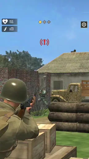 Frontline Heroes: 제2차 세계대전 전투 screenshot