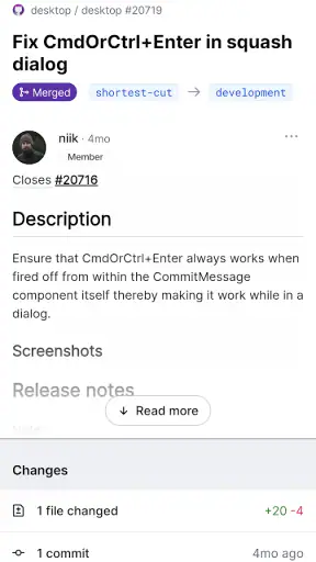 GitHub screenshot
