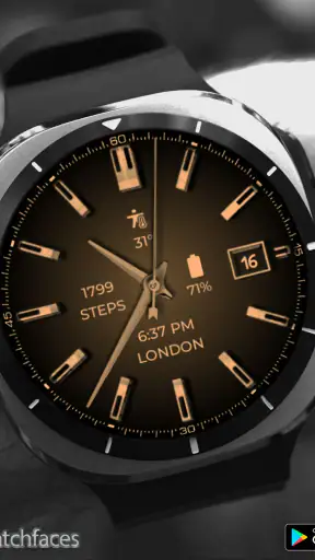 Gold Classic 1 WF Wear OS 5+ screenshot