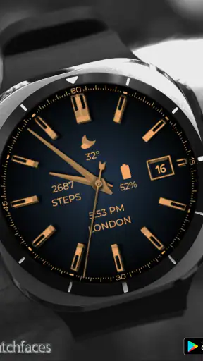Gold Classic 1 WF Wear OS 5+ screenshot