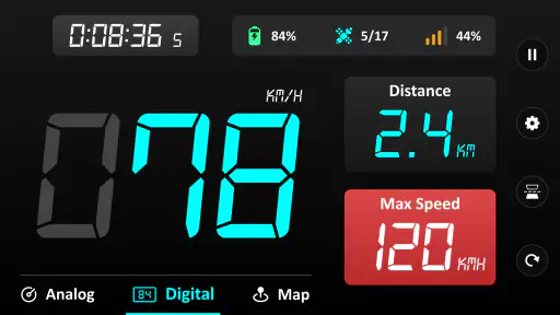 GPS 속도계 : 주행 거리계 과 속도 트래커 앱 screenshot