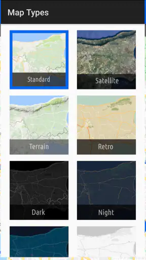 GPS 지도 및 GPS 좌표 screenshot