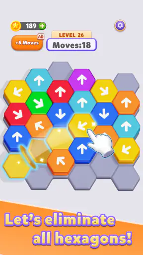 Hexa Run - Block Puzzle screenshot