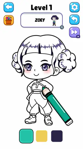 Idol Draw: Coloring Master screenshot