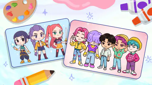 Idol Draw: Coloring Master screenshot