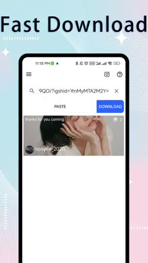 InstSaver: 비디오 다운로더: 스토리 세이버 screenshot