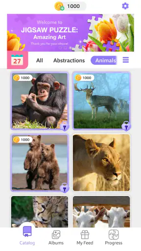 Jigsaw Puzzles Amazing Art screenshot