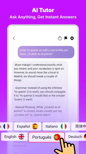 LangGo: AI Language Learning screenshot