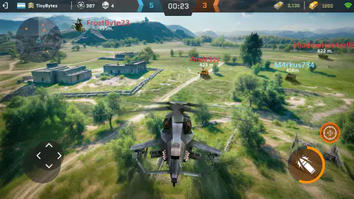 Massive Warfare: 탱크와 헬리콥터 게임 screenshot
