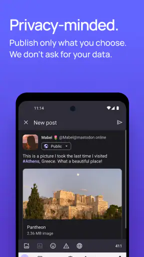 Mastodon screenshot