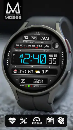 MD266 Classic Watch Face screenshot