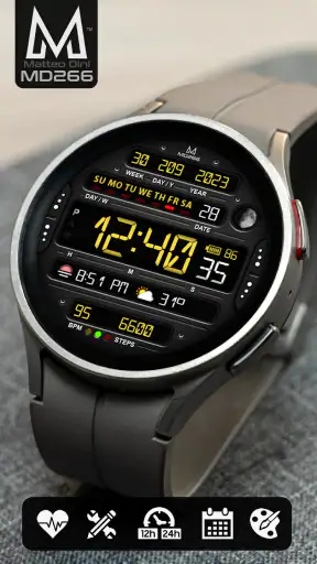 MD266 Classic Watch Face screenshot