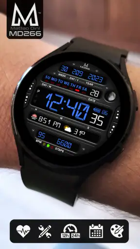 MD266 Classic Watch Face screenshot