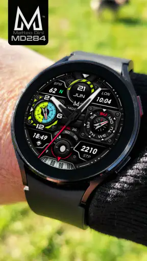 MD284 Analog watch face screenshot