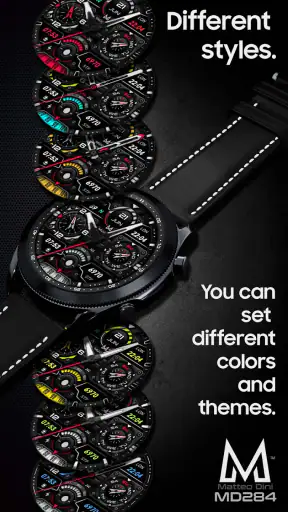 MD284 Analog watch face screenshot