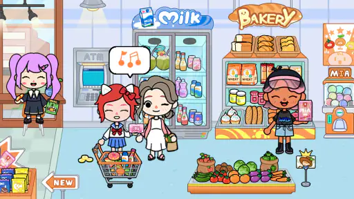 Mia World: Life Sims 어린이 가족게임 screenshot