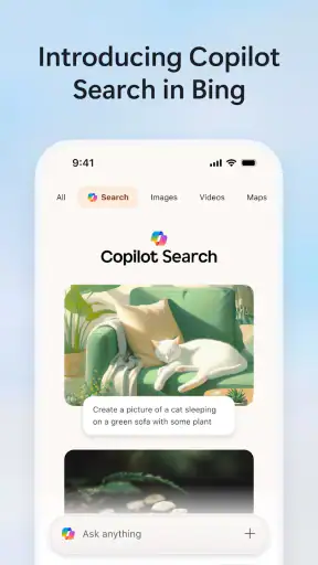 Microsoft Bing Search screenshot