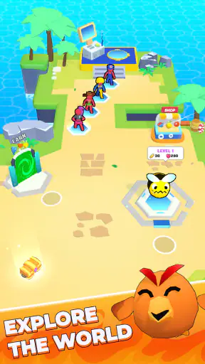 Monster Evolution Run & Battle screenshot