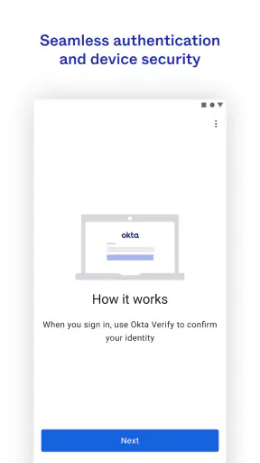Okta Verify screenshot