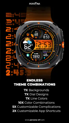 PER9 Sport Watch Face Mesa screenshot