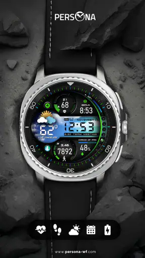 PER9 Sport Watch Face Mesa screenshot