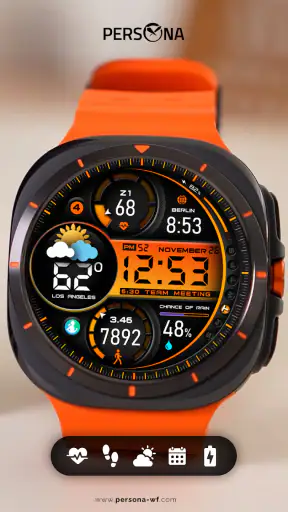 PER9 Sport Watch Face Mesa screenshot
