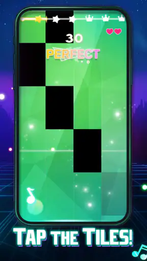 Piano Pink Music: 꿈의 음악 리듬 게임 screenshot