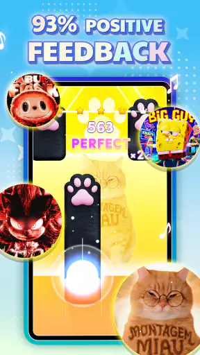 Piano Tap: Rush Song Game screenshot