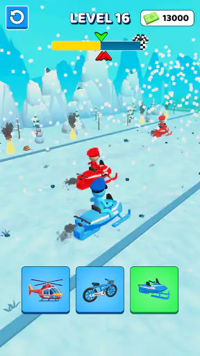 Police Car Shape Shifting Race screenshot