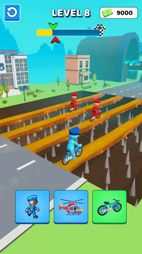 Police Car Shape Shifting Race screenshot