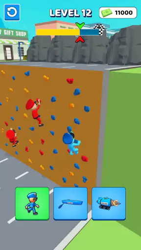 Police Car Shape Shifting Race screenshot