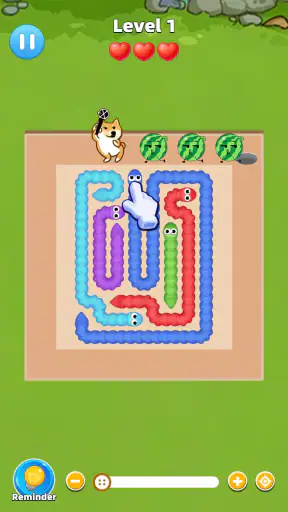 Snake Away: Casual Puzzle screenshot