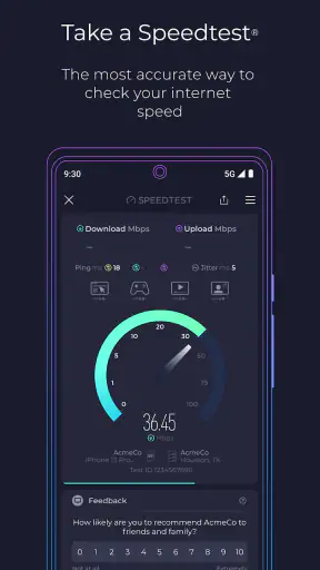 Speedtest - 인터넷 속도 테스트 screenshot