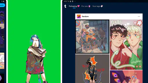 Tumblr— 팬덤, 아트, 카오스 screenshot