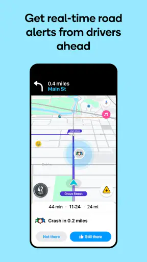 Waze - GPS, 지도와  소셜 교통정보 screenshot