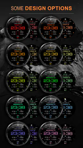 WFP 237 Digital watch face screenshot