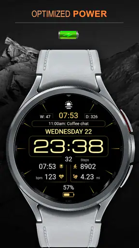 WFP 237 Digital watch face screenshot