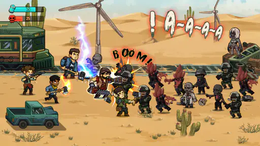 Zombie Warfare: 아포칼립스 우주 screenshot